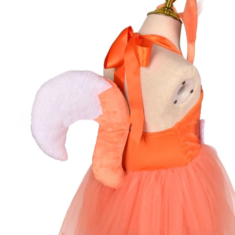 Foxes Tail and Ears Set Faux Tail Set Ears Headband Long Tail Furry Tail Ear Headband Hair Hoop