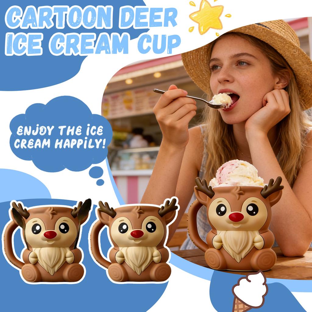 Little Deer Ice Beer Glass