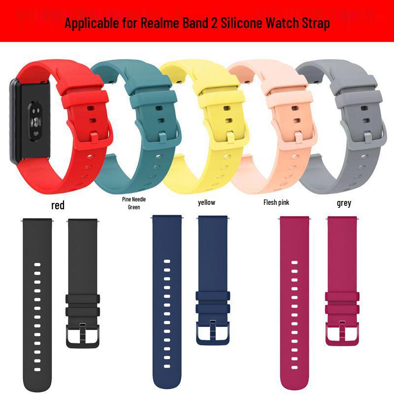 Realme Band 2 Breathable Silicone Sport Strap Replacement