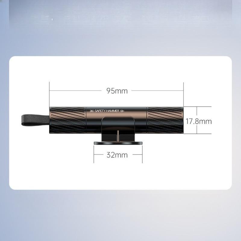 Car Safety Hammer Emergency Glass Breaker Seat Belt Cutter High Hardness Tungsten Steel 2 in 1 Rescue Tool Auto Accessories