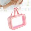 Transparent Makeup Bag Large Capacity PVC Waterproof Portable Toiletry Bag for Travel