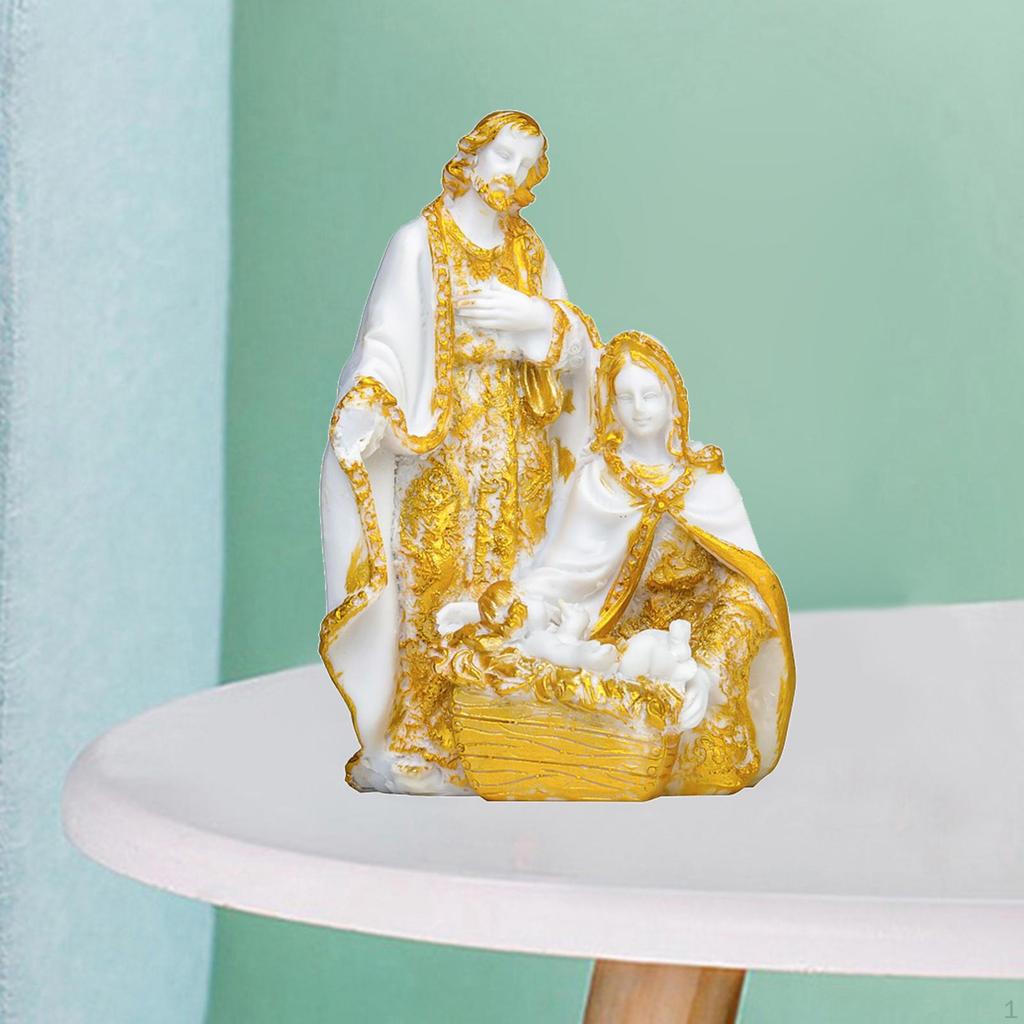 Resin Figurines, Sculpture Ornaments Modern Design, Statue for Desks, Tables, Shelves, Bedside