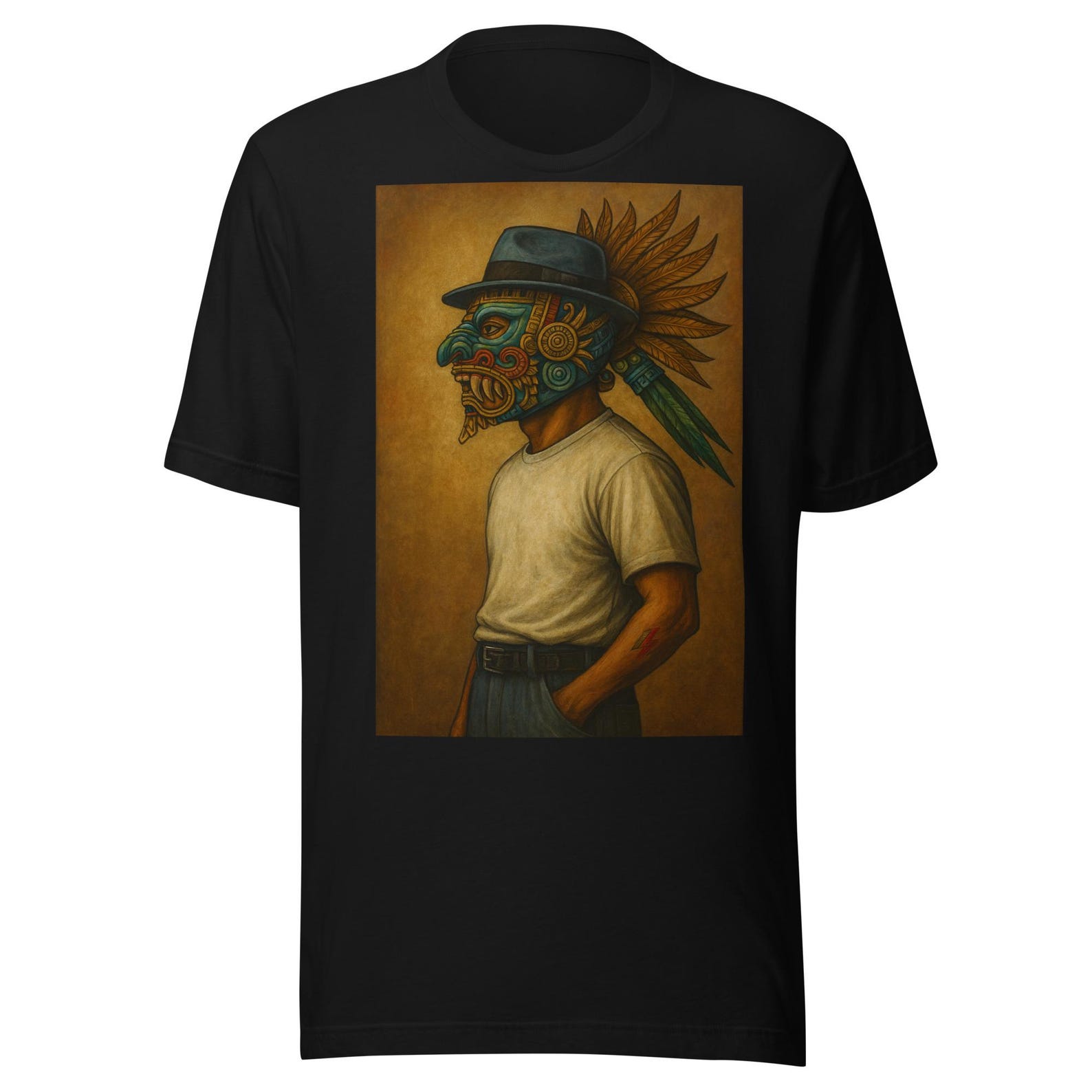 Aztec Tlaloc Unisex t-shirt 3XL