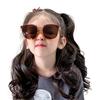 Children's Wig Girl's Ponytail Medium Long Curly Hair Big Wavy Wig Braid