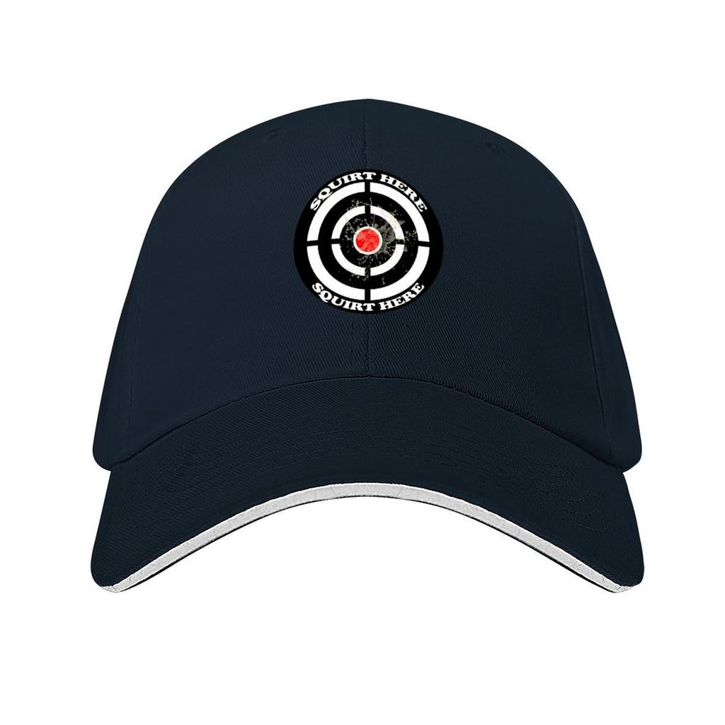 Squirt Target Squirt Here Funny Rude Inappropriate Unique Anniversary Idea Baseball Cap Golf Wear Sun Caps For Women Mens