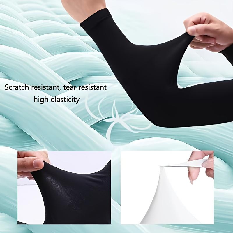 Summer Arm Cover UV Protection Breathable Running Arm Sleeves Outdoor Sport Cooling Sunshade Fishing Cycling Ice Silk Arm Guards