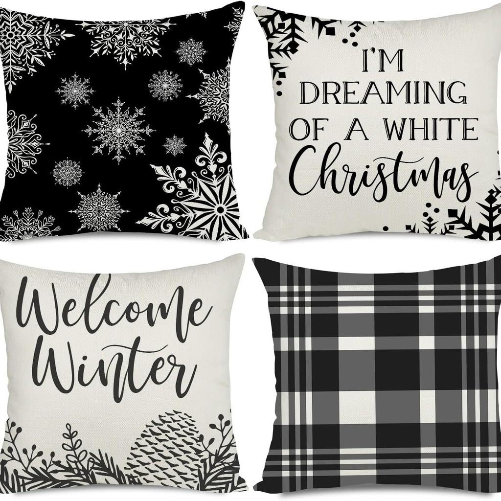 Christmas Pillow Cushion Home Living Room Festive Atmosphere Decoration Backrest Car Waist Cushion