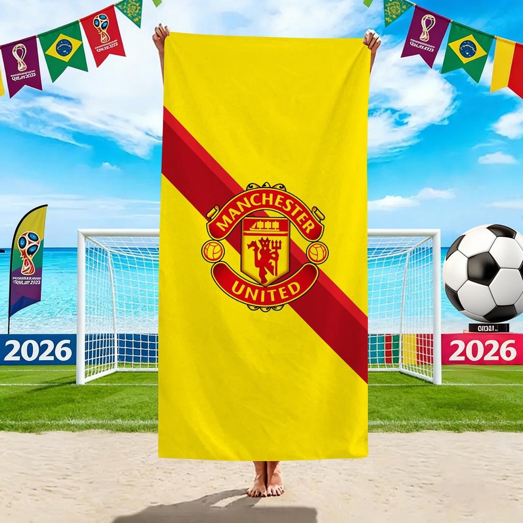 World Cup Beach Towels, Us-Canada-Mexico Football Team Microfiber Quick-Drying Absorbent Bath Towels, Sports Towels