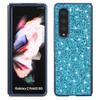 The new model is suitable for Samsung zfold7 mobile phone case electroplating glitter sticker zfold6 anti-drop folding screen protective case z3.