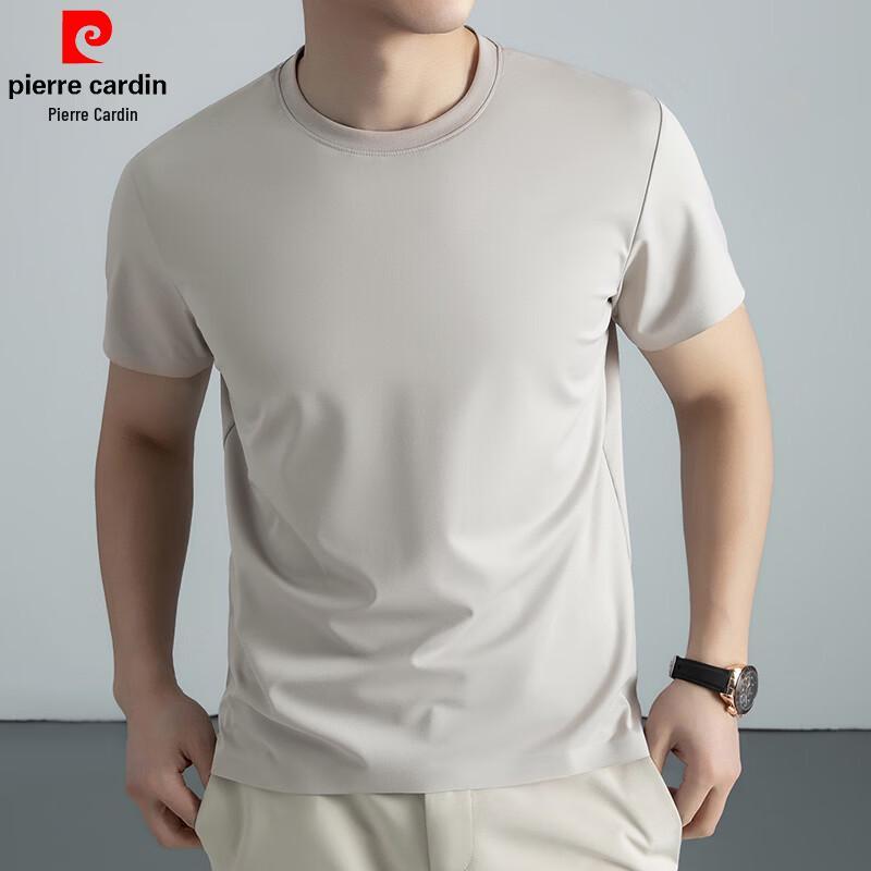 

Pierre Cardin Men s Mulberry Silk Blend Short Sleeve T-Shirt 58