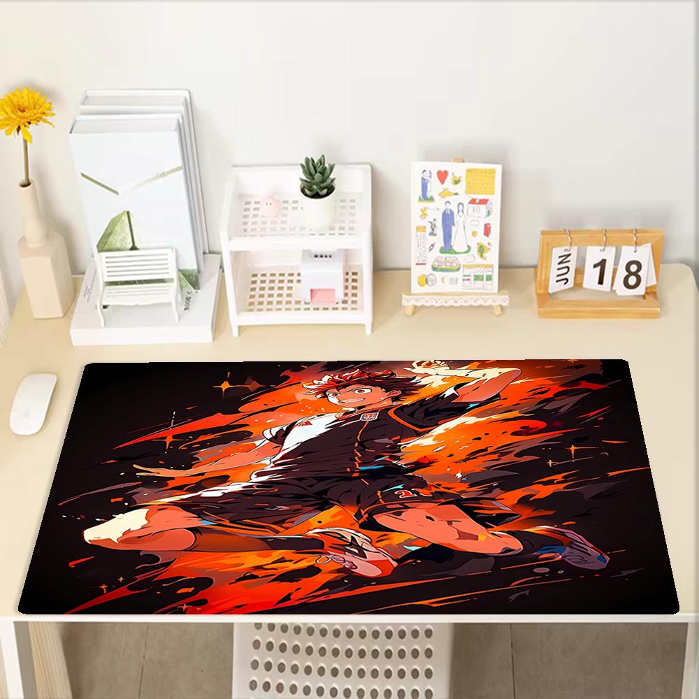 Haikyu Theme Mouse Pad, Non Slip Rubber Base, Multifunctional Office & Home Decor, Perfect for Workspace Personalization.