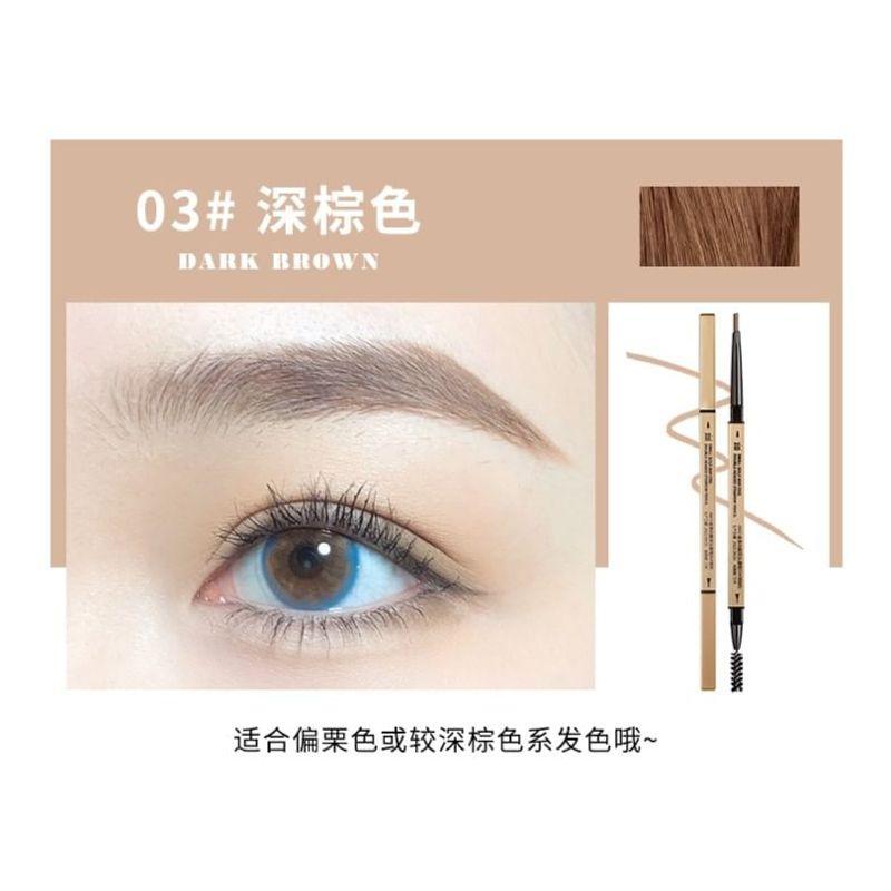 Xixi - Dual Head Eyebrow Pencil - 3 Colors