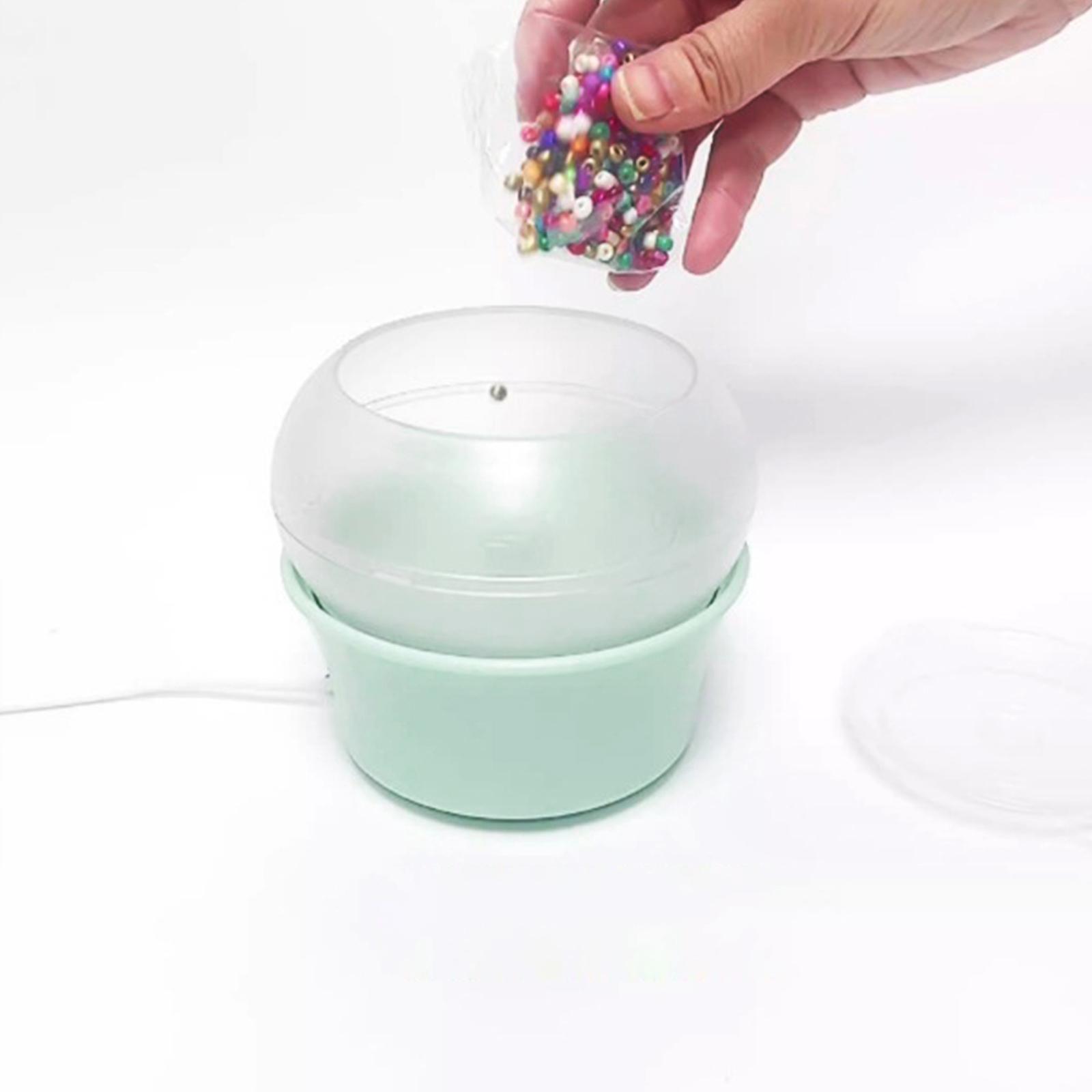 

Електрична чаша для нанизування бісеру Намиста для виготовлення намистин Портативний інструмент для нанизування бісеру Швидкі нанизування бісеру Ремесла Автоматична чаша для бісеру зелений