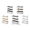 Stylish Bathroom Storage Shelf Wood Floating Storage Solution Portable Wall Mounted Over Toilet for Daily Use