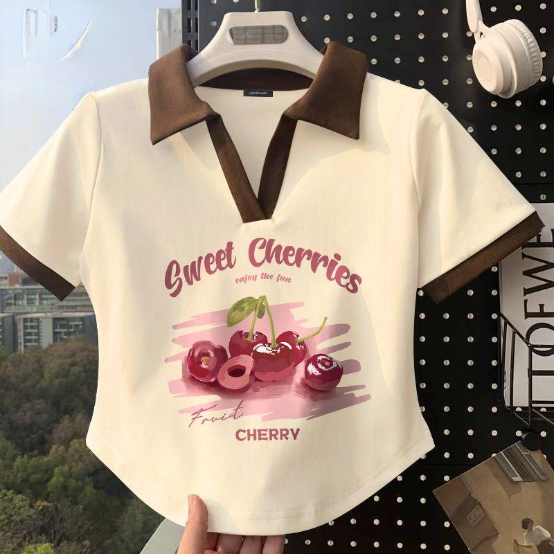 

Сексуальные и женские рубашки поло с цветными блоками демонстрируют лето! XL