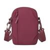 Lightweight Multifunctional Mobile Phone Bag Solid Color Shoulder Bag Crossbody Bag Commuter Nylon Bag