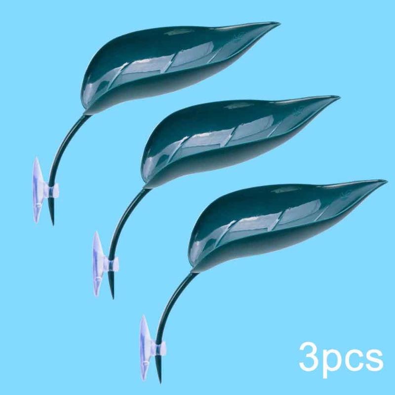 Frog Habitat Leaf Suction Cup Reptile Basking Area Resting Terrace Tank Accessories Simulated Leaves For Geckos Frog Tank