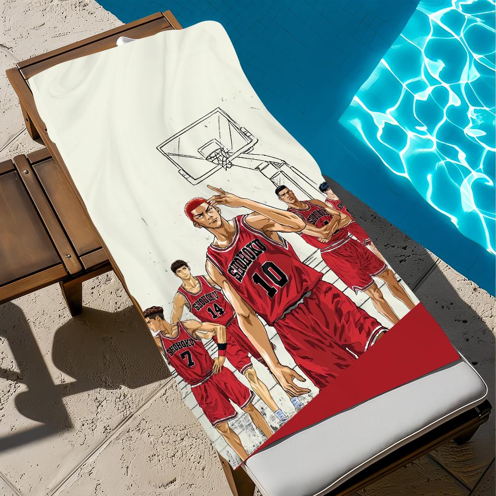 S-SLAM DUNK-K ANIME Towel Beach Quick Dry Soft Pool Towels Gift for Travel Gym Shower Camping sports