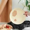 Natural Bamboo Fiber Plates Dinnerware Modern Creative Pattern Reusable Unbreakable Plates