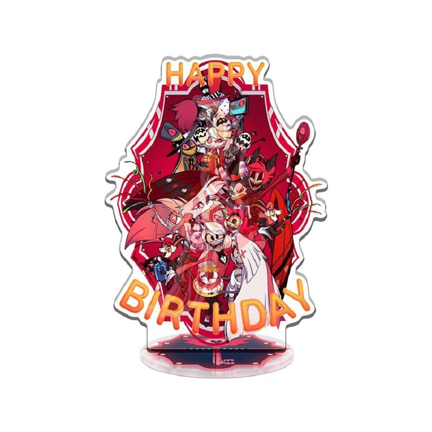 Nuovo Hazbin el 2 Charlie Morningstar Stand Figure Acriliche Vaggie Segnaletica da Tavolo Standing Modello Decorazione Collezione Regali
