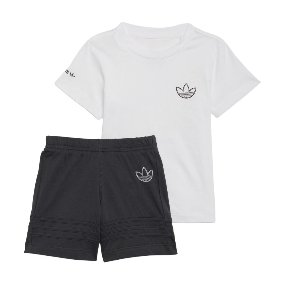 Adidas Originals Kids Matching Sets White Carbon Black Infant And Toddler HE2070 62