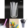 Colorful 100 X Disposable Large Drinking Straws Ideal For Bubble Tea And Milkshakes