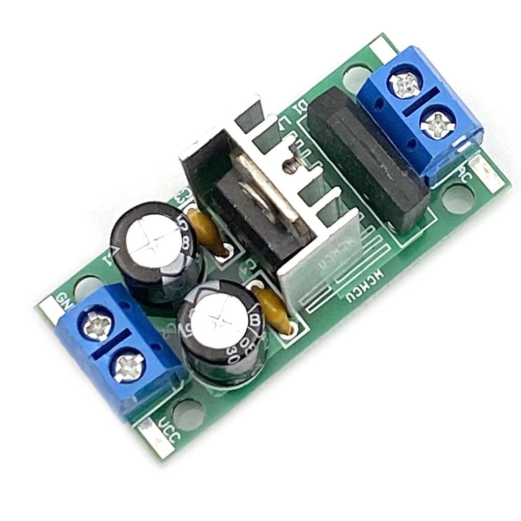 Kiro&Seeu LM7812 L7812 Voltage Rectifier Regulator 12-24V AC or DC to 12V DC 3A Power Supply Converter Module Board Filter Power Converter