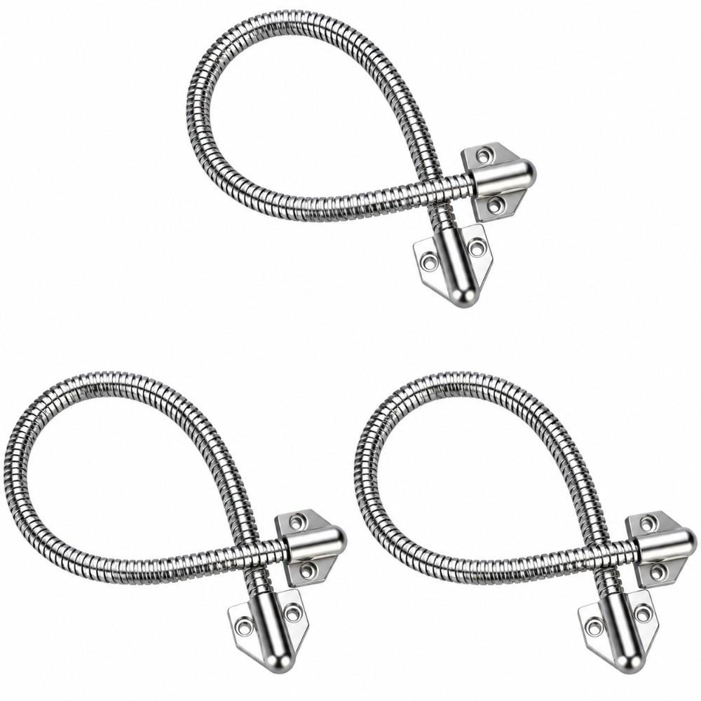 1pcs/3pcs 16 Inch Door Flex Conduit Stainless Steel Door Cable Protector For Home Security Systems