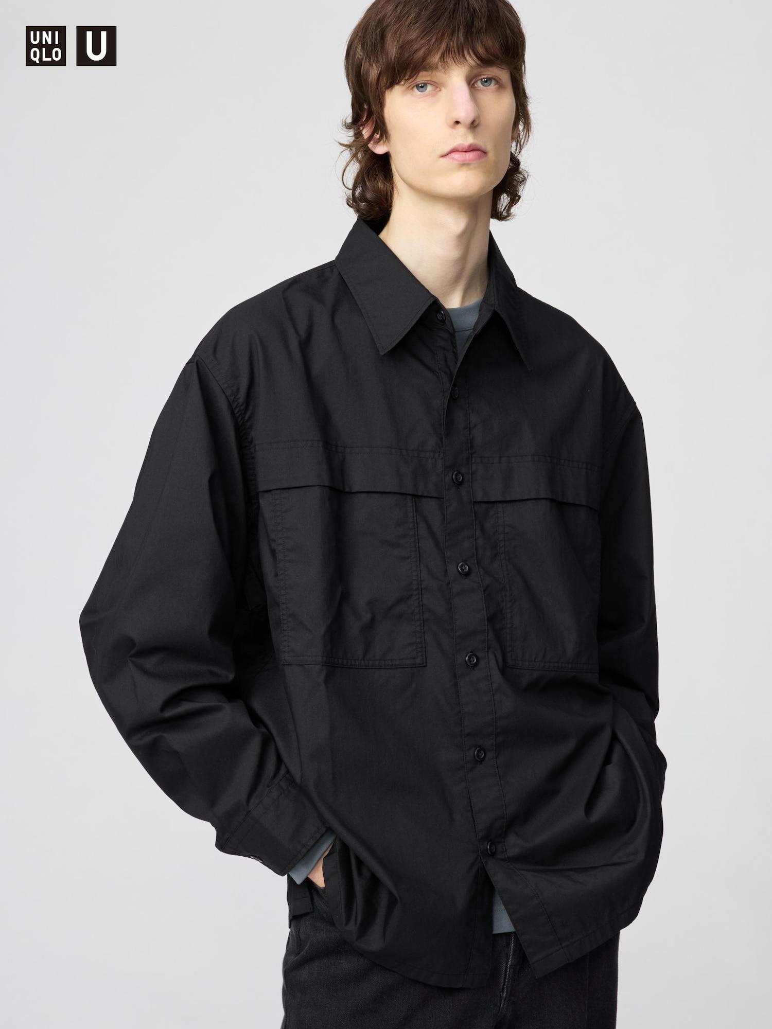 

Рубашка оверсайз Uniqlo Utility 09 BLACK/3XL