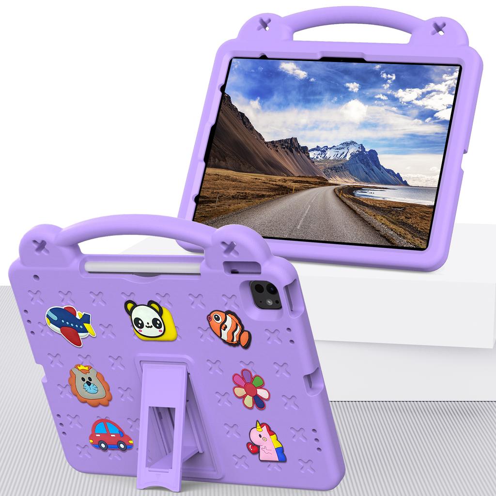 Für iPad Pro 13 (2024)/Air 13 (2025)/(2024)/iPad Pro 12.9 (2022)/(2021)/(2020)/(2018) Hülle für Kinder, EVA-Tablet-Abdeckung