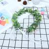 Frcolor Flower Crown, Hairband, Headpiece, Green Leaf, Flower Crown, Hair Ornament, Halloween, Christmas, Party, Wedding, Entrance Ceremony,