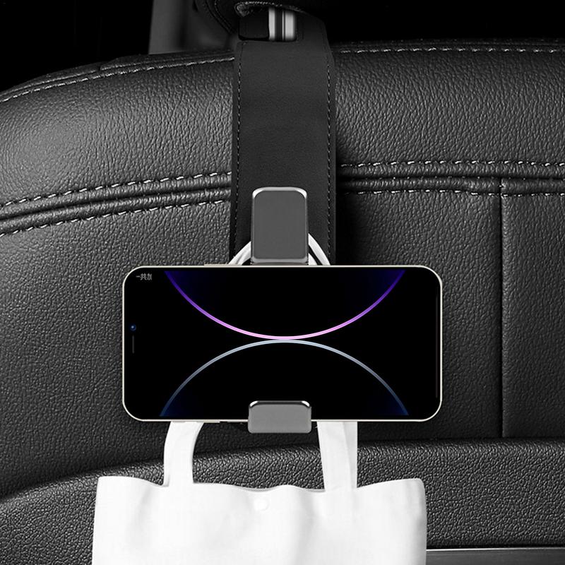 Car Seat Headrest Hook Vehicle Back Seat Headrest Hook Hanger Purse Holder Car Hook Mobile Phone Holder Car Back Seat Organizer