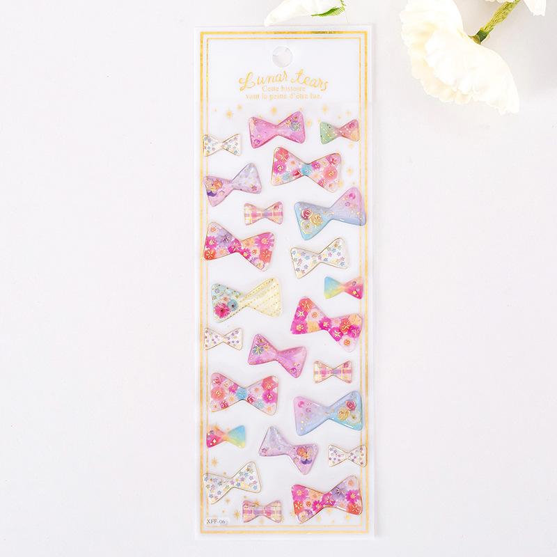 Ute 3D Stereo Student Sticker Kawaii Cartoon Ghost Animal Scrapbook Journal Sticker DIY Decor Camera Phone Stationery Sticker