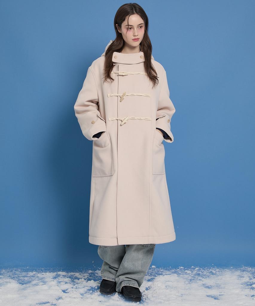 Waikei Oversized Duffle Long Coat Sky Blue