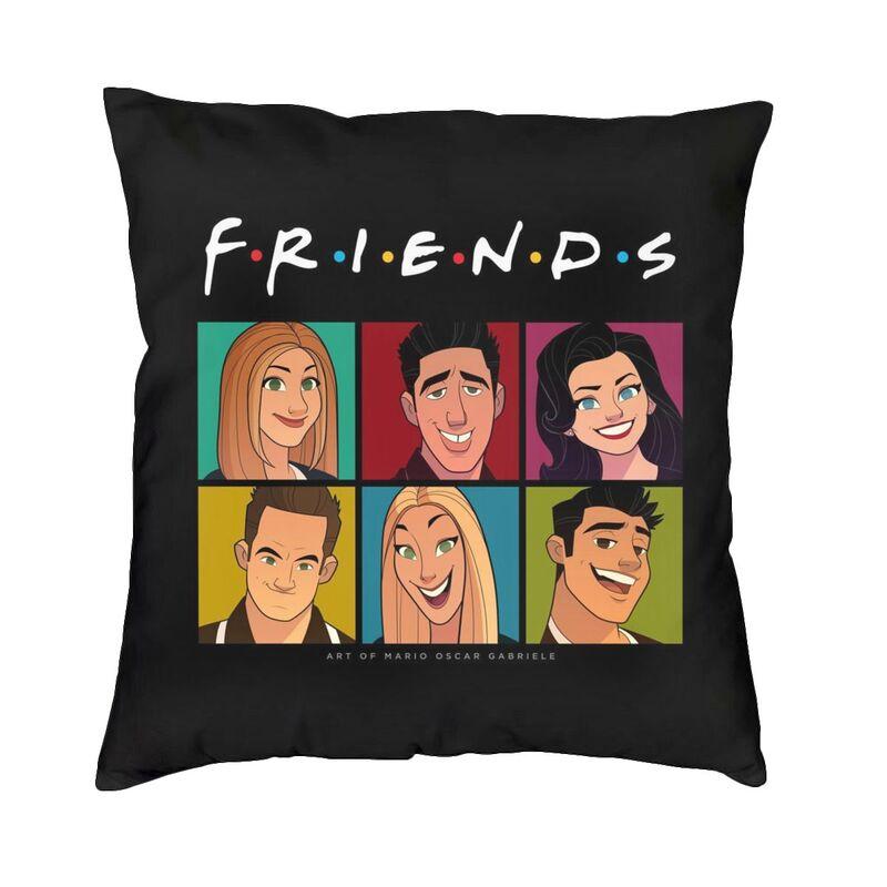 

Vibrant Funny TV Show Friends Square Throw Pillow Case Decoration 3D Double Side Printed Cushion Cover for Living Room 30x30cm 12x12in
