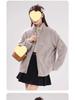 Women's Double-Sided Fleece Jacket - Autumn/Winter Style, Warm Stand-Up Collar, Cardigan Windbreaker.