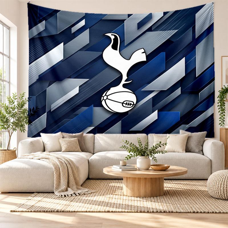 Tottenham Hotspur Wall Tapestry, Soft Fabric Wall Hanging, Decorative Backdrop For Bedroom Home Wall Art