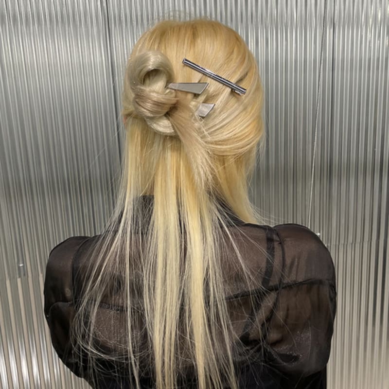 SENTIMENTS No.364 [silver] HAIR PIN 3SET TRIANGLE