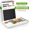 Popular 9x12 Inch Tearable Sketchbook for Quick Art Sketches