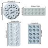 Multicavity Heart Little Star Biscuit Making Tool Twinkle Star Chocolate Muse Cake Silicone Mould Ice Tray Candle Soap Decor