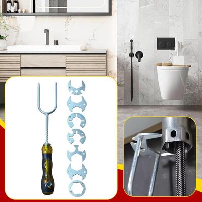 Sink Wrench Plumbers Tool Professional Hand Heavy Duty Universal Under Faucet for