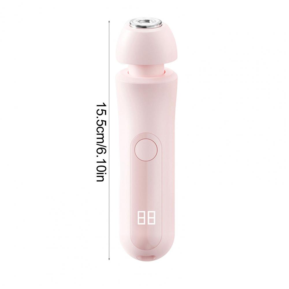 Double Heads Trimmer Women Electric Shaver USB Rechargeable Waterproof Face Body Bikini Area Arm Leg Hair Epilator Razor