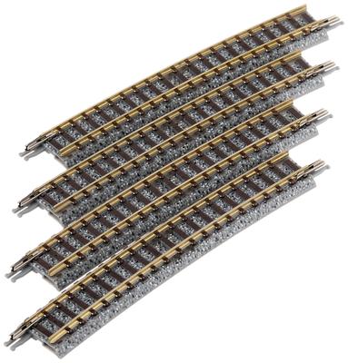 TOMYTEC TOMIX N Gauge Trilho Curvo F Conjunto de 4 1870 Suprimentos para Modelismo Ferroviário C605-10