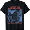 Proteggi i Nostri Parchi Nazionali Mothman Cryptid Weirdcore Horror T-Shirt