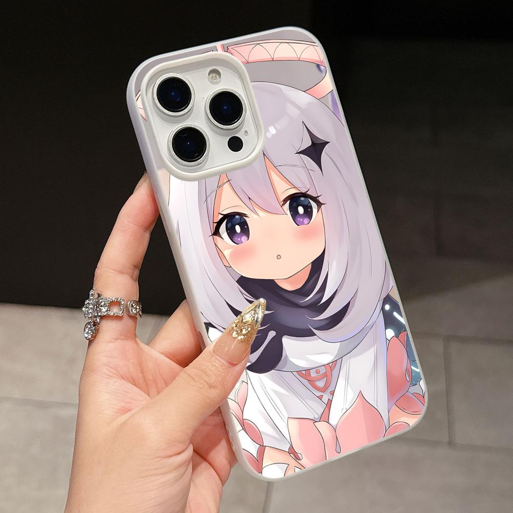 

Game GI Paimon Jelly Double layer White Mobile Phone Case for iPhone 17 16 15 14 13 12 11 Air Pro Max Plus Protective iPhone17