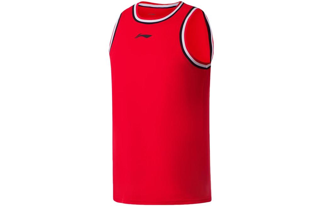 Li Ning Sports Basketball Collection Basketball Suits Men's August 1 Red Moderate Straight Fit AATS003-2