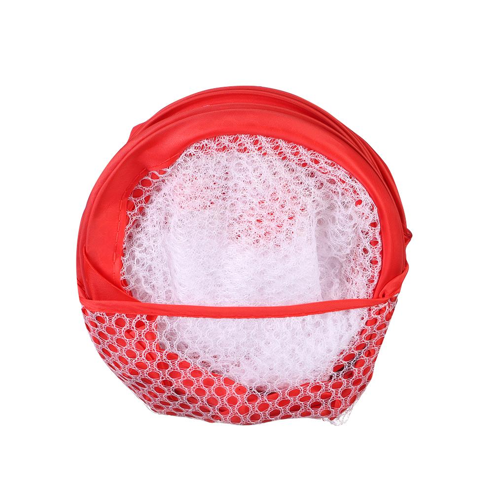Bin Hamper Foldable Mesh Laundry Basket Kids Toys Sundries Laundry Bag Dirty Sorting Basket