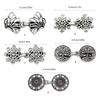 Vintage Sweater Clip Cape Cloak Clips Fashion Antique Elaborate Flower Shape Shawl Collar Clasp for Girl Women