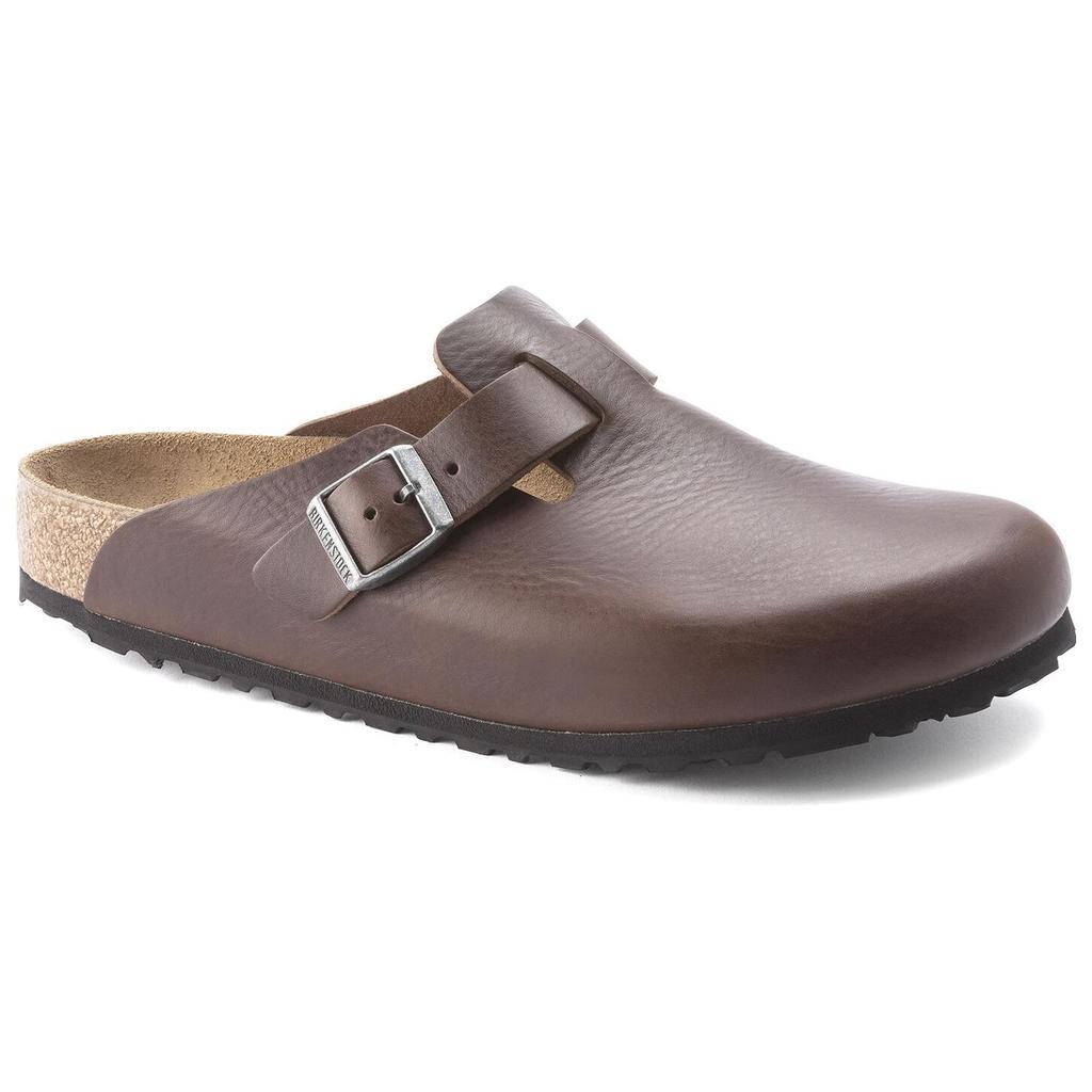 Birkenstock Boston Grip Leather Vintage Sandals 'Wood Roast' Men's 1023449