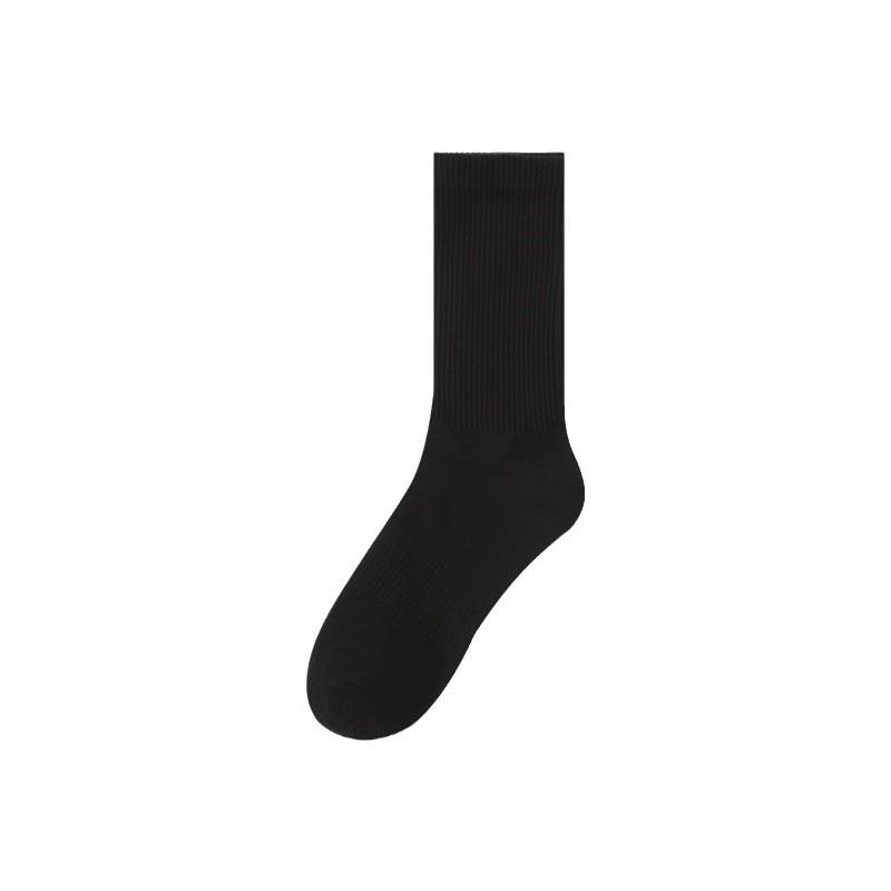 Men's Breathable Antibacterial Mid-calf Pure Cotton Socks - Sweat-absorbing & Odor-resistant Sports Socks